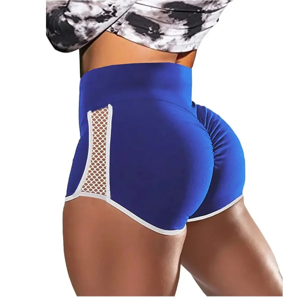 Women High Waist QuickDry Sport Shorts For Yoga And Run