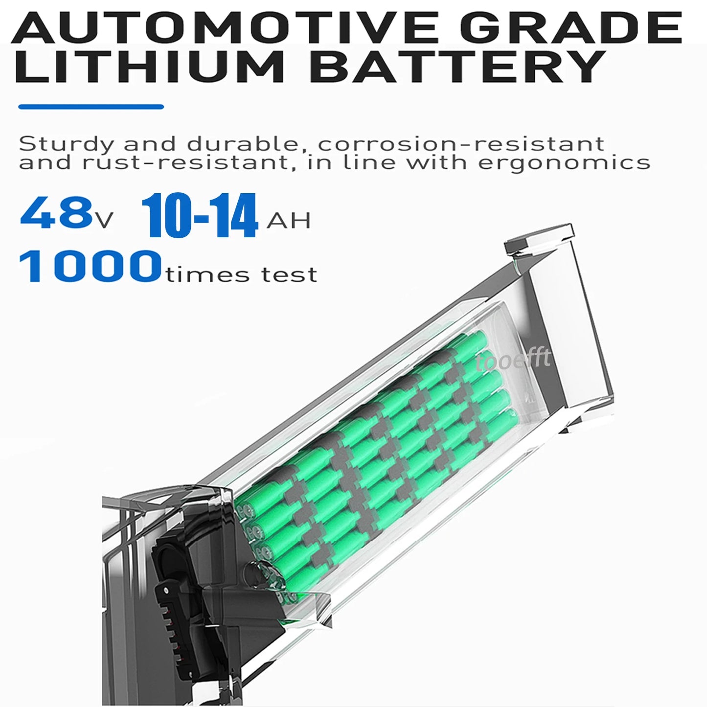 ACEBEI-POWER Ebike Battery 48V 10.4Ah 12.8Ah 13.6Ah 14Ah Folding