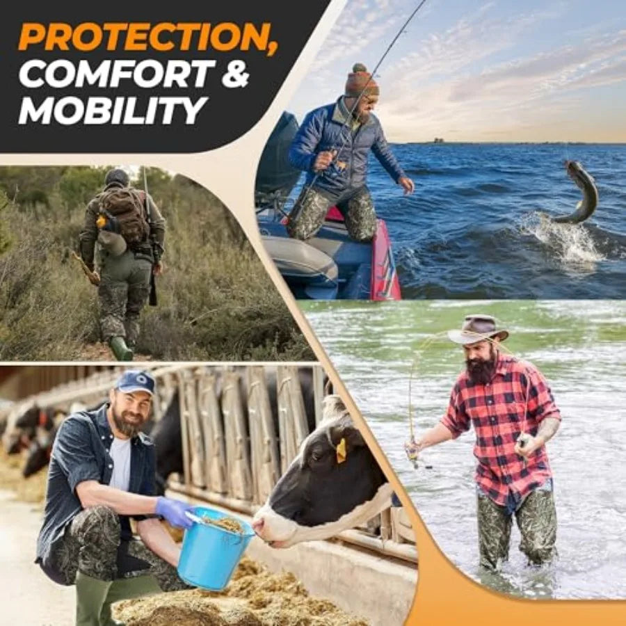 Hip Waders Waterproof Camo For Men And Women With Boots