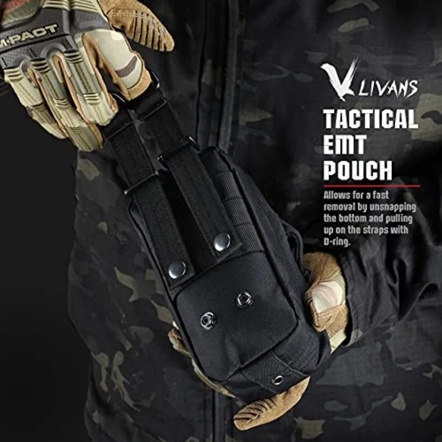 Tactical MOLLE Medical Pouch EMT First Aid IFAK Kit