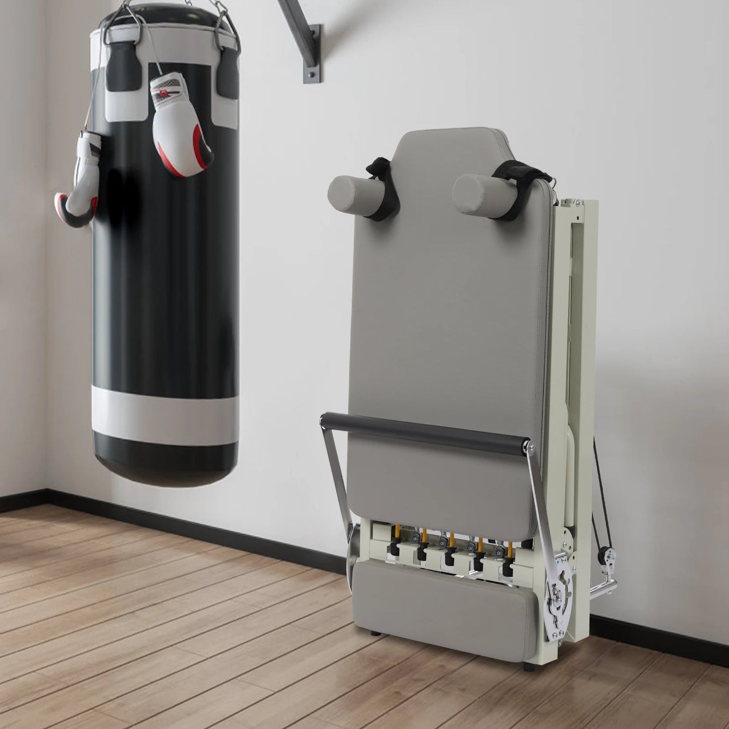 Foldable Pilates Reformer Machine for Home Gym and Yoga