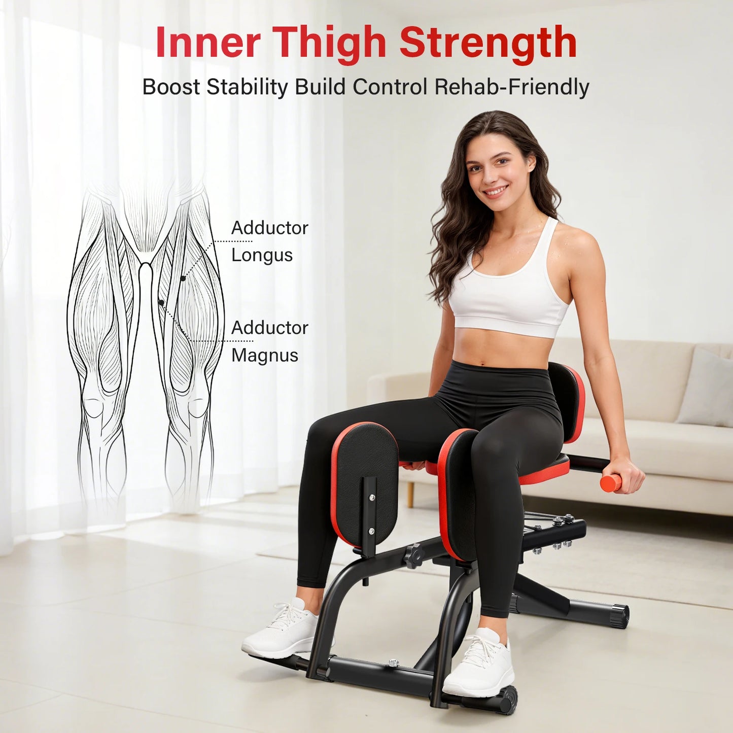 Foldable DualMotion Thigh Sculptor For Home Hip And Leg Workout