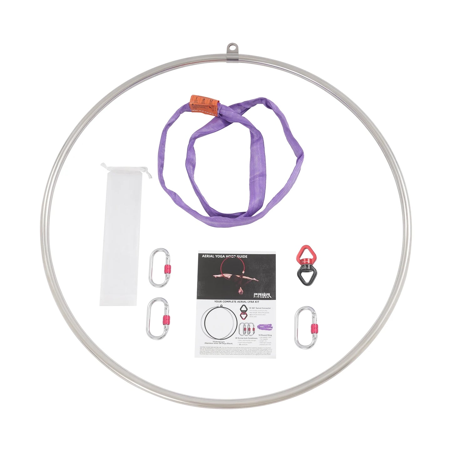 Aerial Hoop Set for Professional Aerial Fitness and Acrobatics 10KN