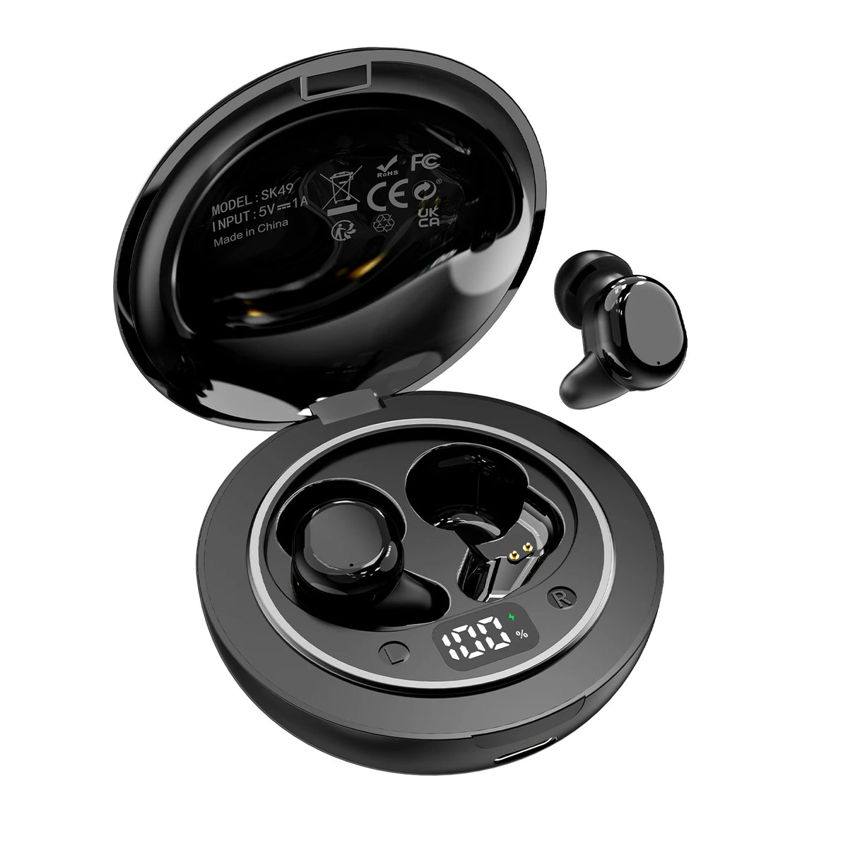 SHUKE Bluetooth Sleep Earbuds With Noise Cancelling Side Sleeper Comfort