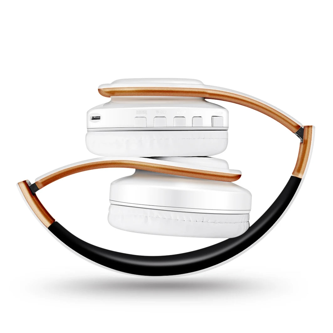 Rat Tail Bluetooth Headphones With Mic And SD Card Slot