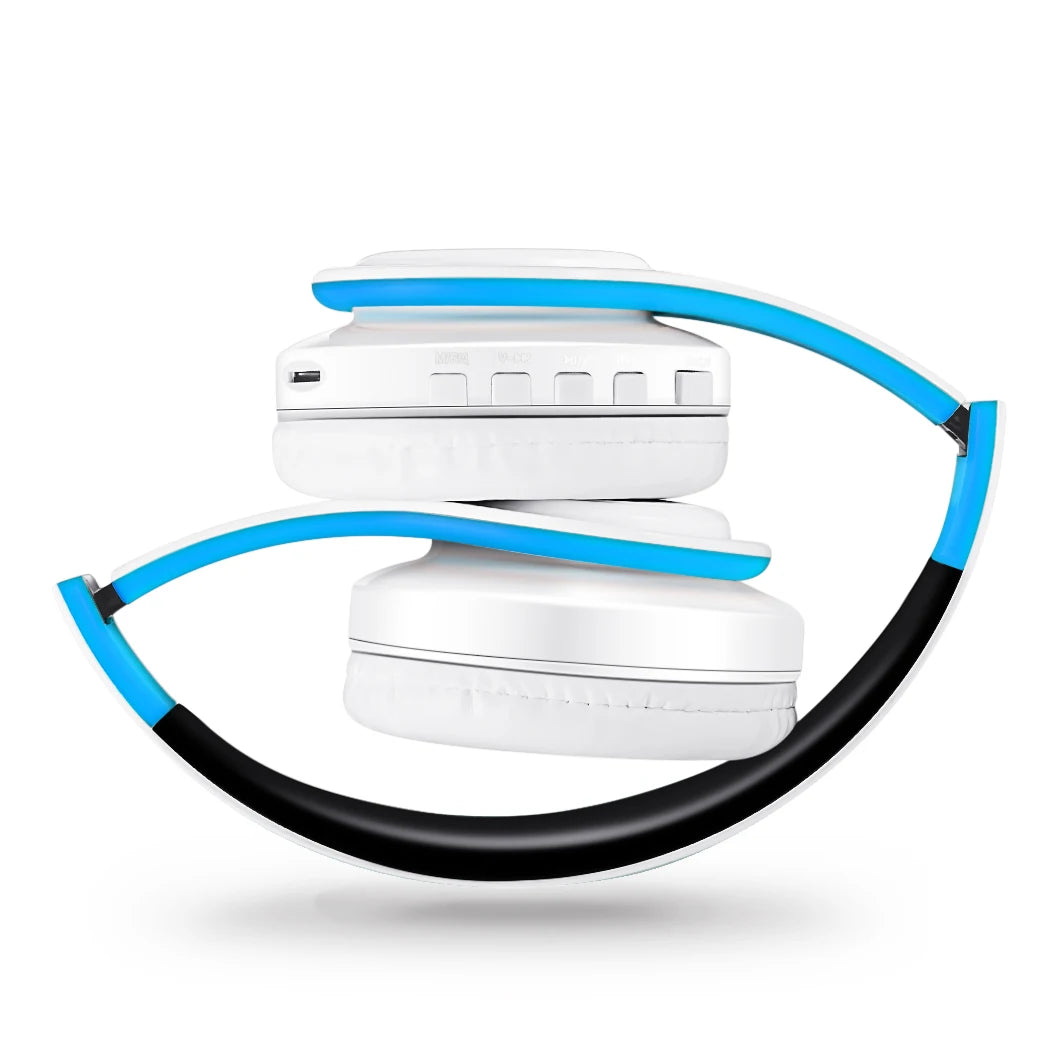 Rat Tail Bluetooth Headphones With Mic And SD Card Slot
