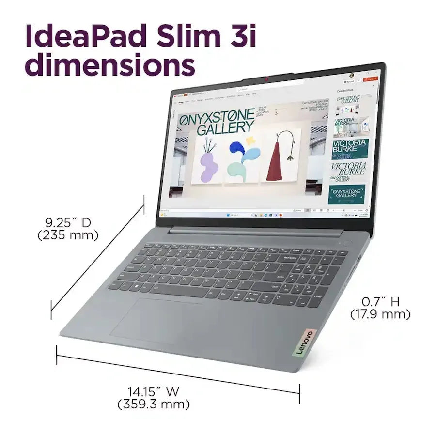 Lenovo IdeaPad Slim 3i Intel Core Laptop With Windows 11