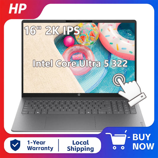 HP OmniBook 5 Touchscreen Laptop With Intel Core Ultra 5