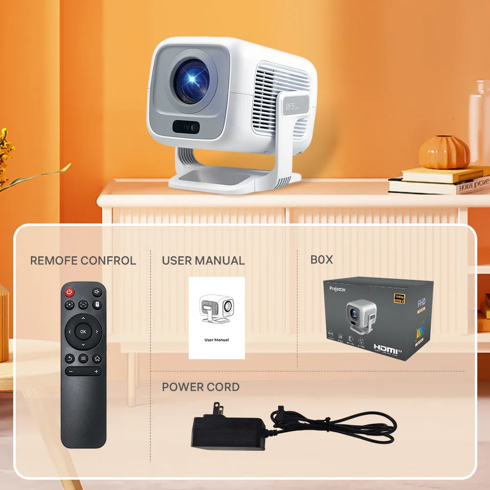 LynCast X3AR Smart Outdoor Projector 4K 500 ANSI WiFi 6 Bluetooth Five Four