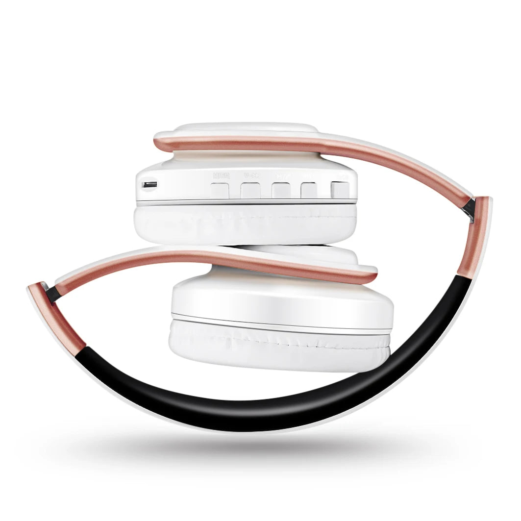 Rat Tail Bluetooth Headphones With Mic And SD Card Slot