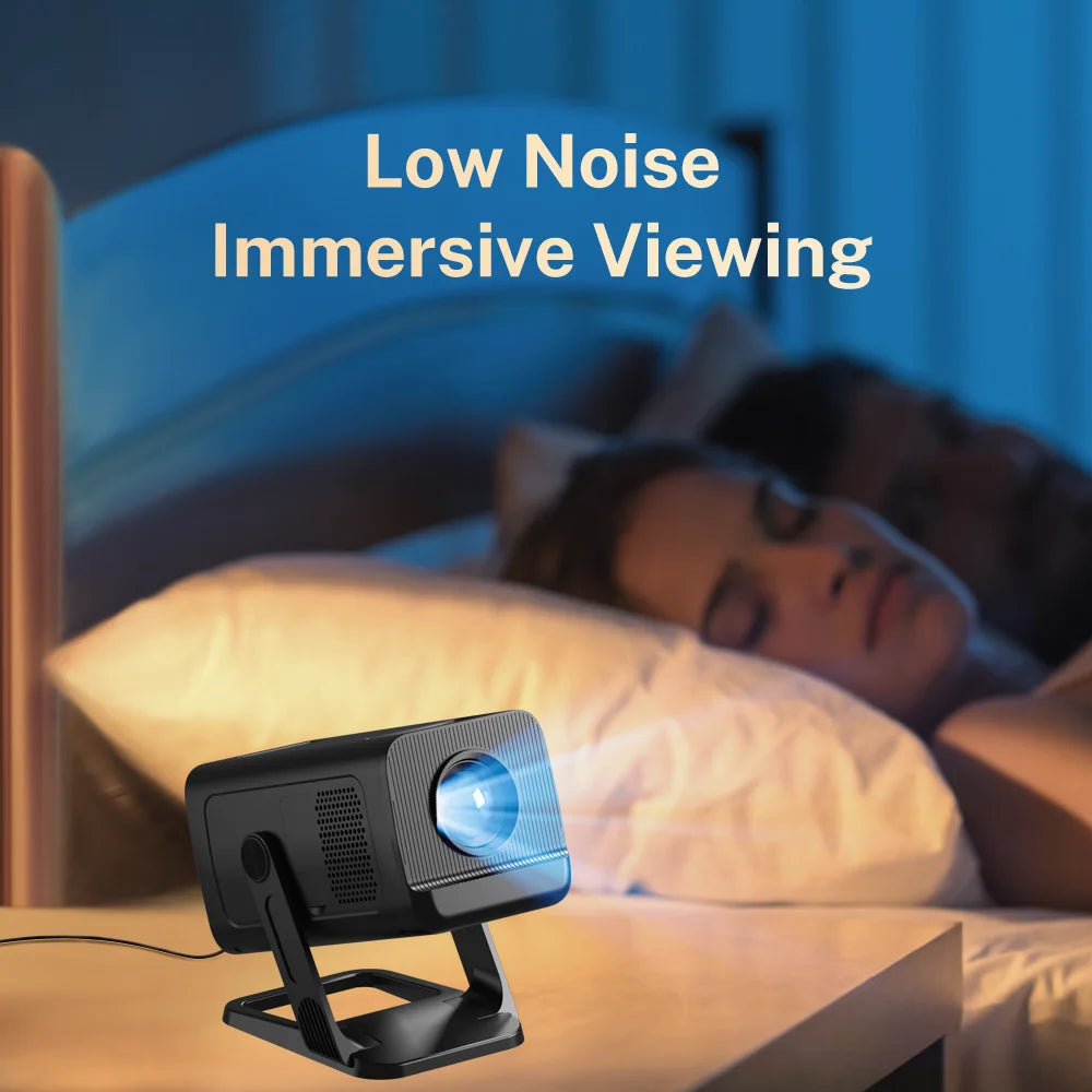LynCast Smart Projector Android 14 WiFi 6 4K Supported