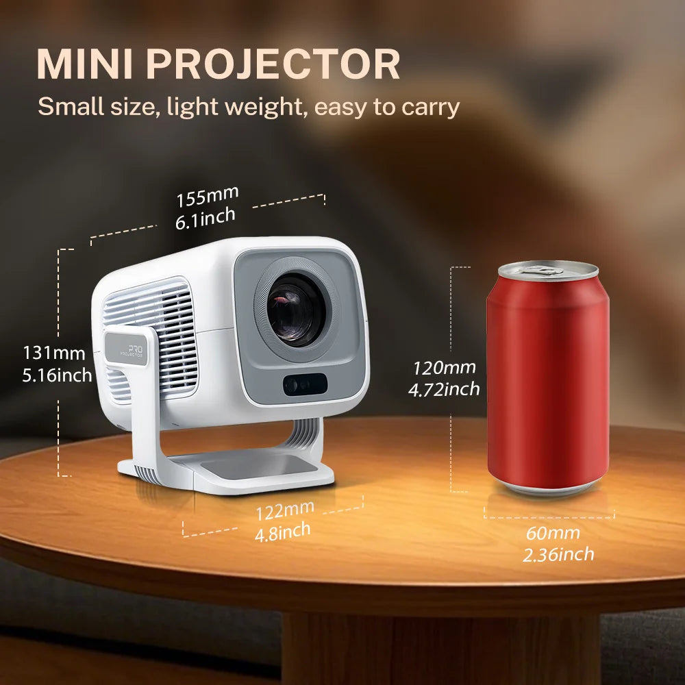 LynCast X3AR Smart Outdoor Projector 4K 500 ANSI WiFi 6 Bluetooth Five Four