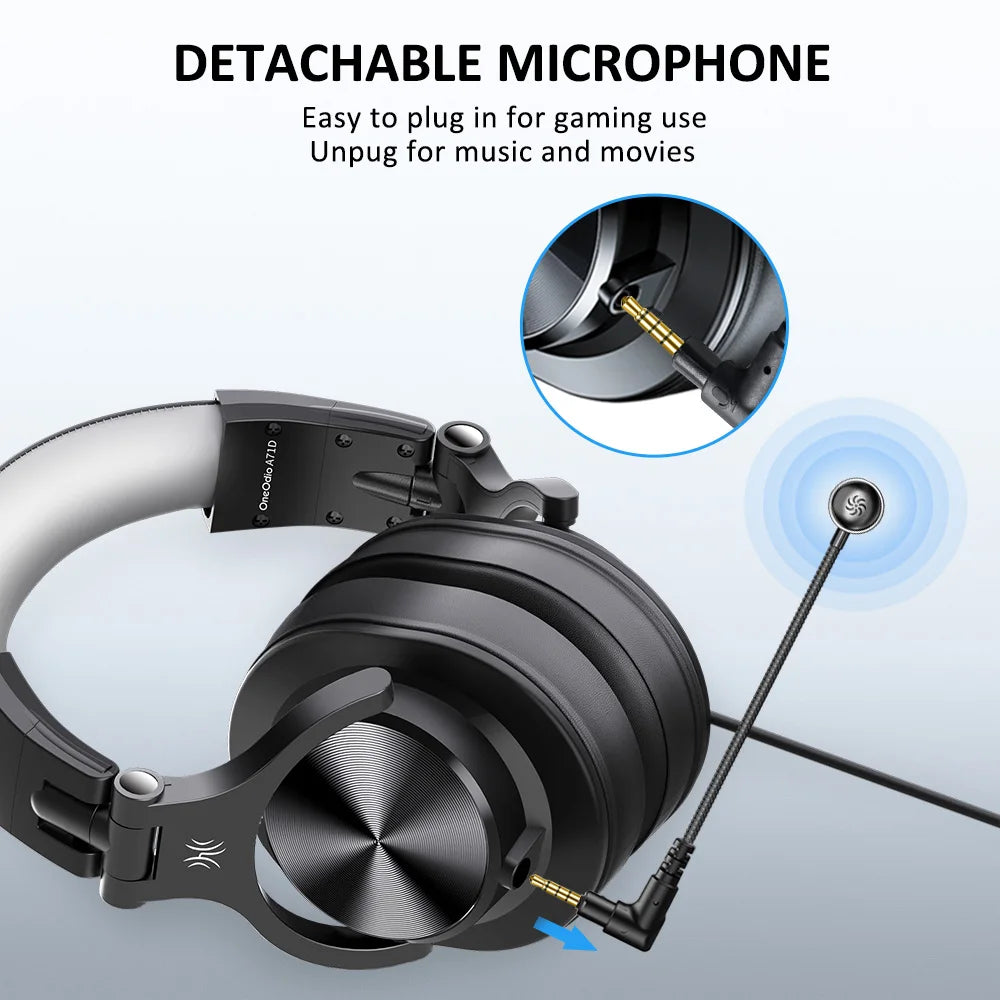 Oneodio 3.5mm Wired Gaming Headset With Detachable Microphone