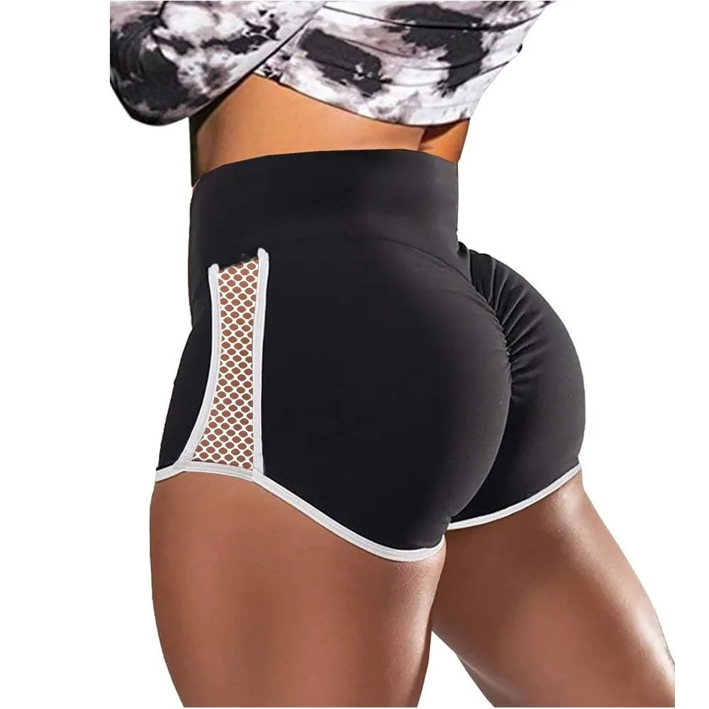 Women High Waist QuickDry Sport Shorts For Yoga And Run