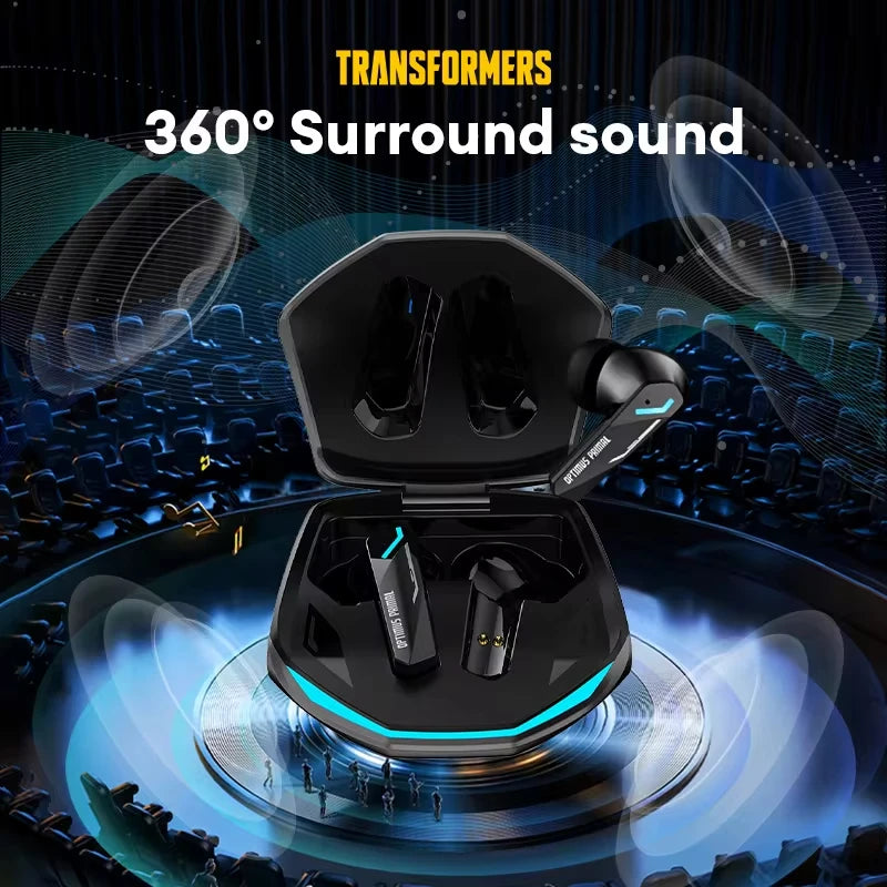 Transformers GM2 Pro Bluetooth Wireless Gaming Earphones Headset