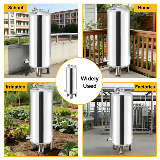Vertical Heavy Duty Well Pump Pressure Tank For Irrigation
