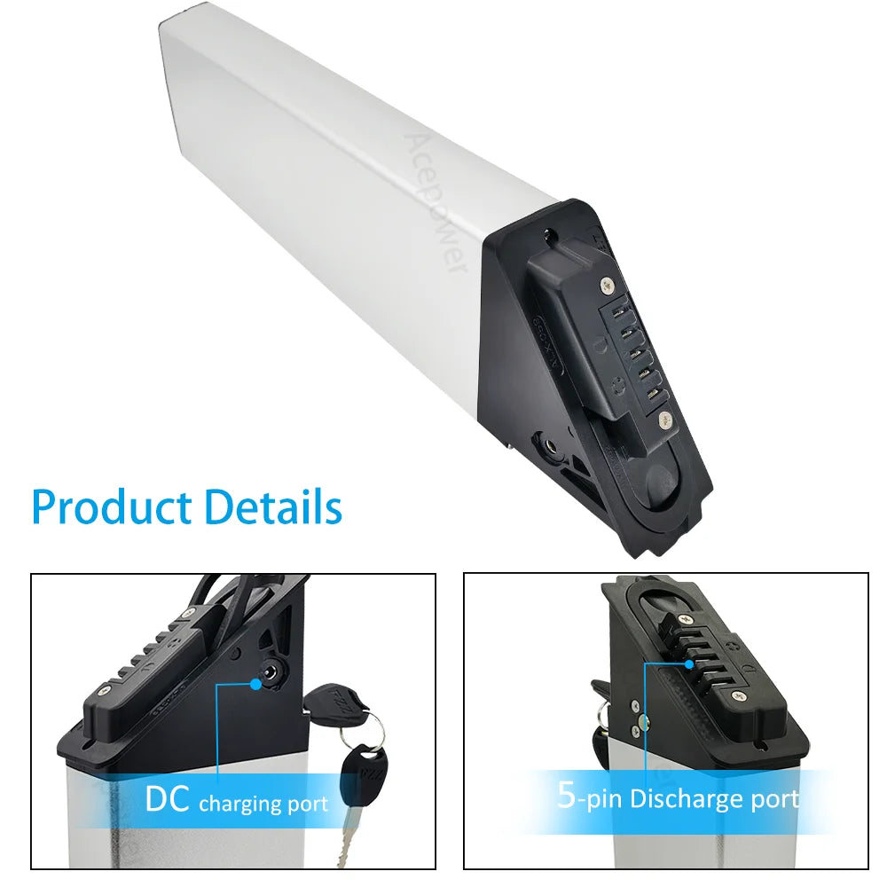 ACEBEI-POWER Battery For Lectri XP Step Thru 2.0 48V 10.4Ah 12.8Ah 14Ah