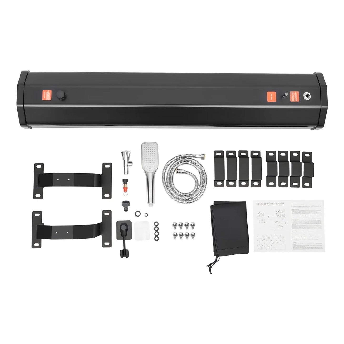Outdoor Portable Shower Set With Roof Rack Mount 60 Celsius