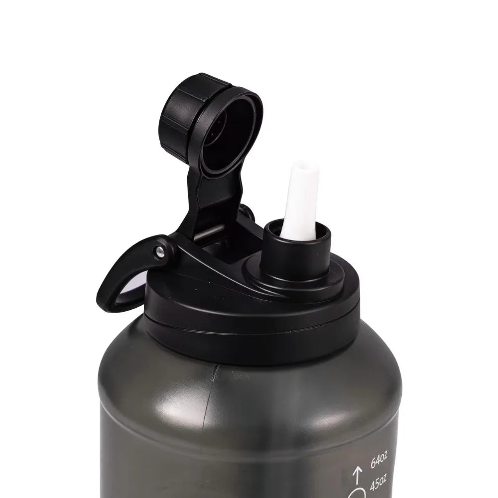 Mainstays Reusable Water Bottle With Straw And Chug Cap