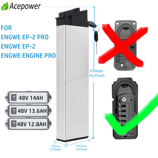 ACEBEI POWER 48V 10Ah Battery Compatible With ENGWE EP2 Pro