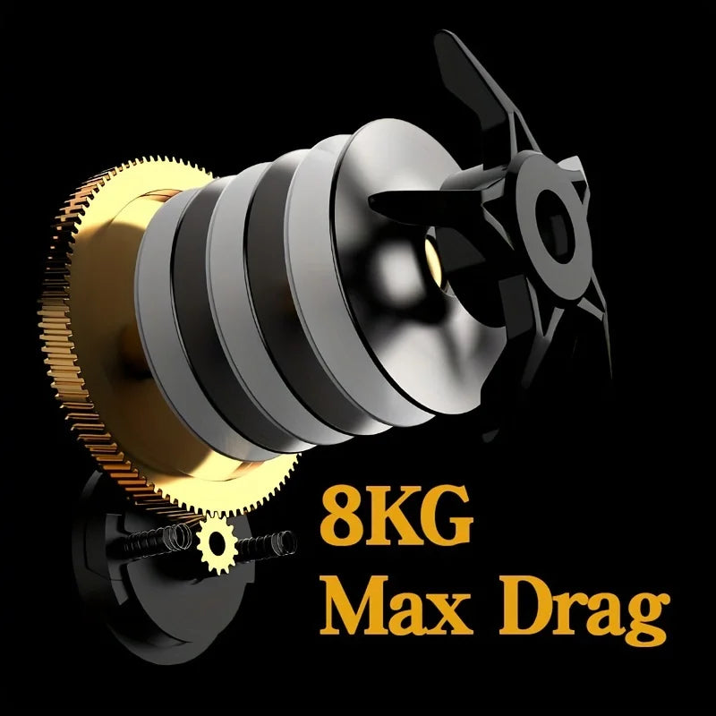 Integrated Ak Water Drop Wheel Baitcast Reel Stainless Left Right