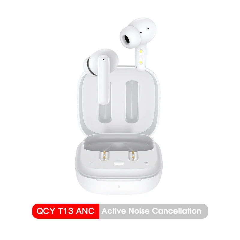 QCY T13 ANC Wireless Earbuds With Bluetooth 5.3 Connection