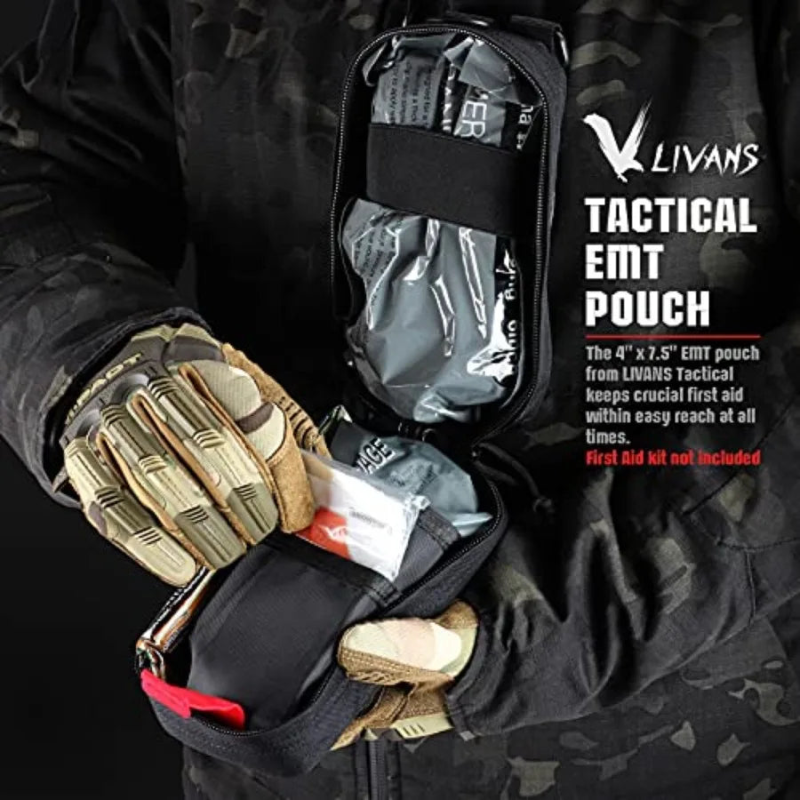 Tactical MOLLE Medical Pouch EMT First Aid IFAK Kit