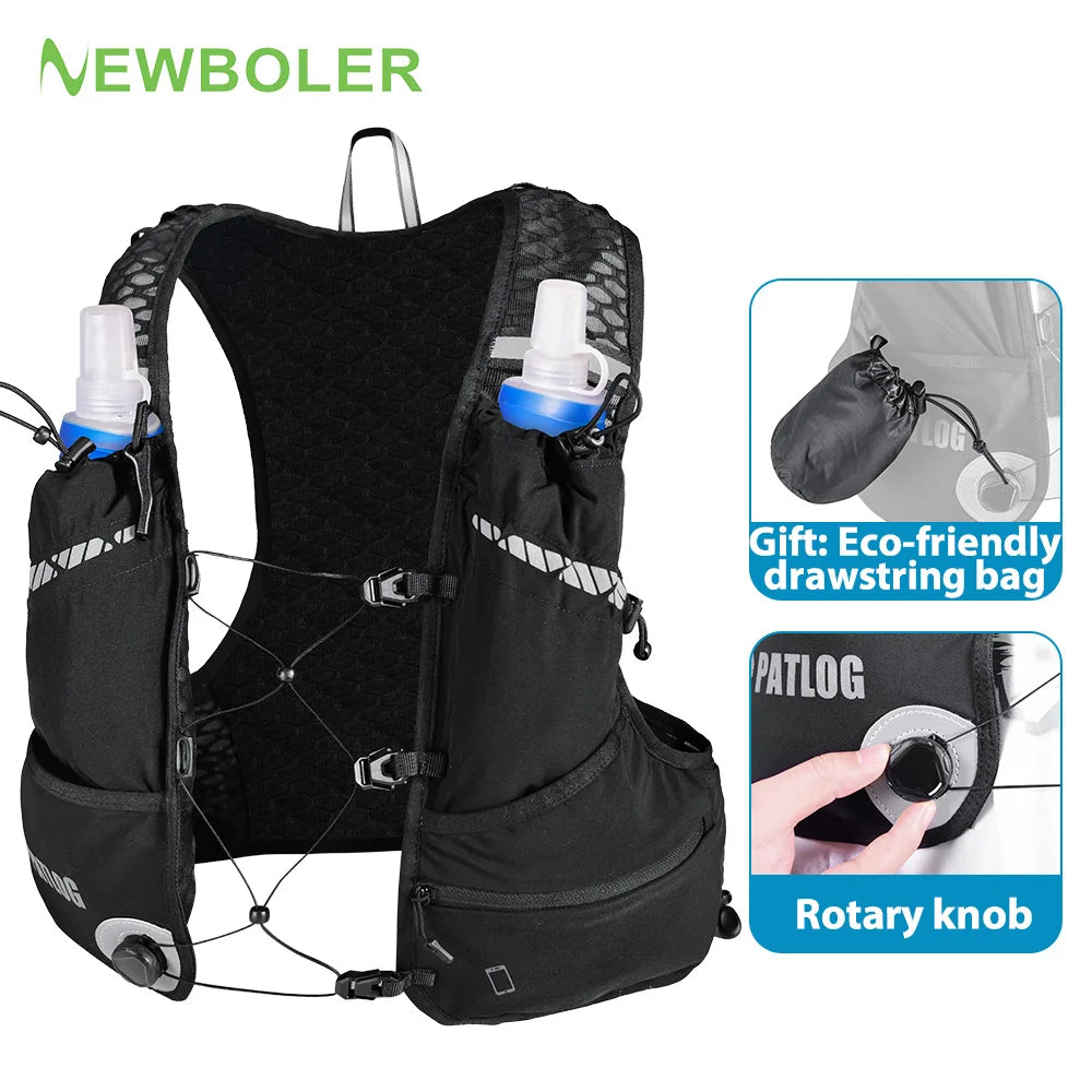Breathable Hydration Vest Backpack For Trail Running And Cycling