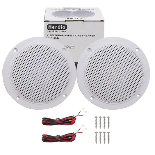 Herdio 160W In Wall Waterproof Ceiling Speaker Surround Sound