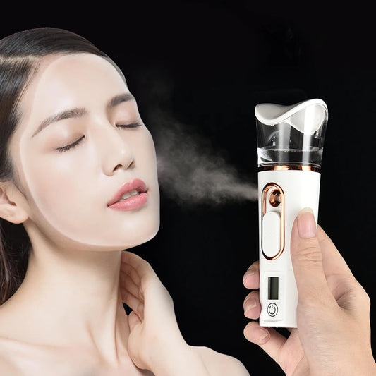 Mist Sprayer Handheld Nano Beauty Instrument Portable Facial Steamer Nebulizer