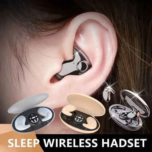 VIKEFON Comfort Side Sleeping In Ear Headphones Wireless Earphones