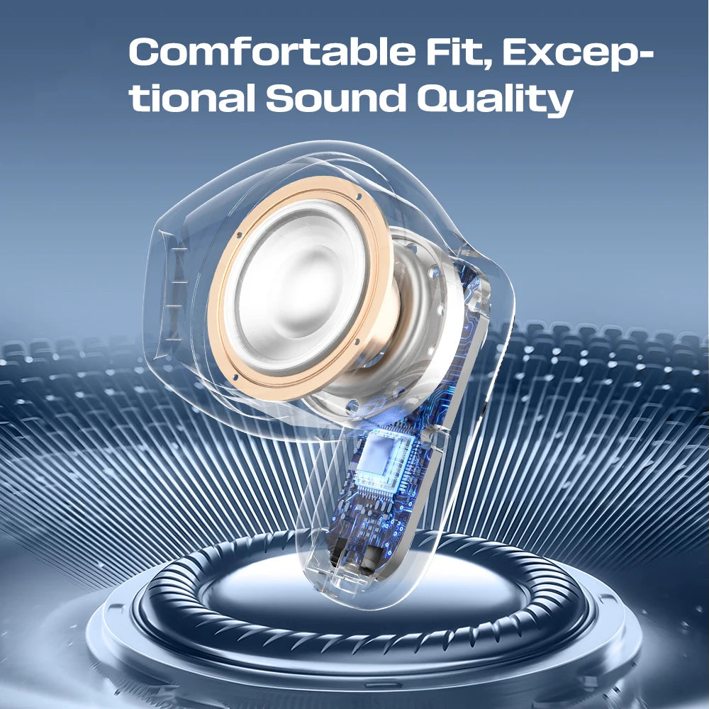 F26E12 Wireless Bluetooth Earbuds Touch Controls And Built In Mic