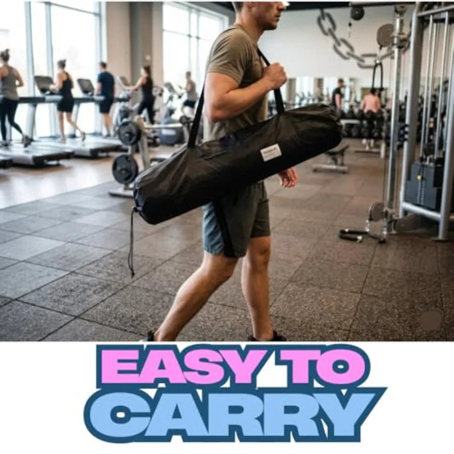 Ab Roller Mat Non Slip Exercise Mat With Storage Bag For Home Gym