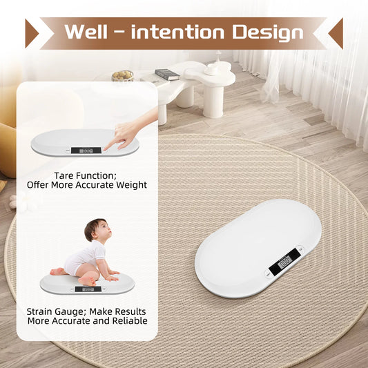 Digital Baby Weighing Scale, 20kg Capacity, High Precision Sensor
