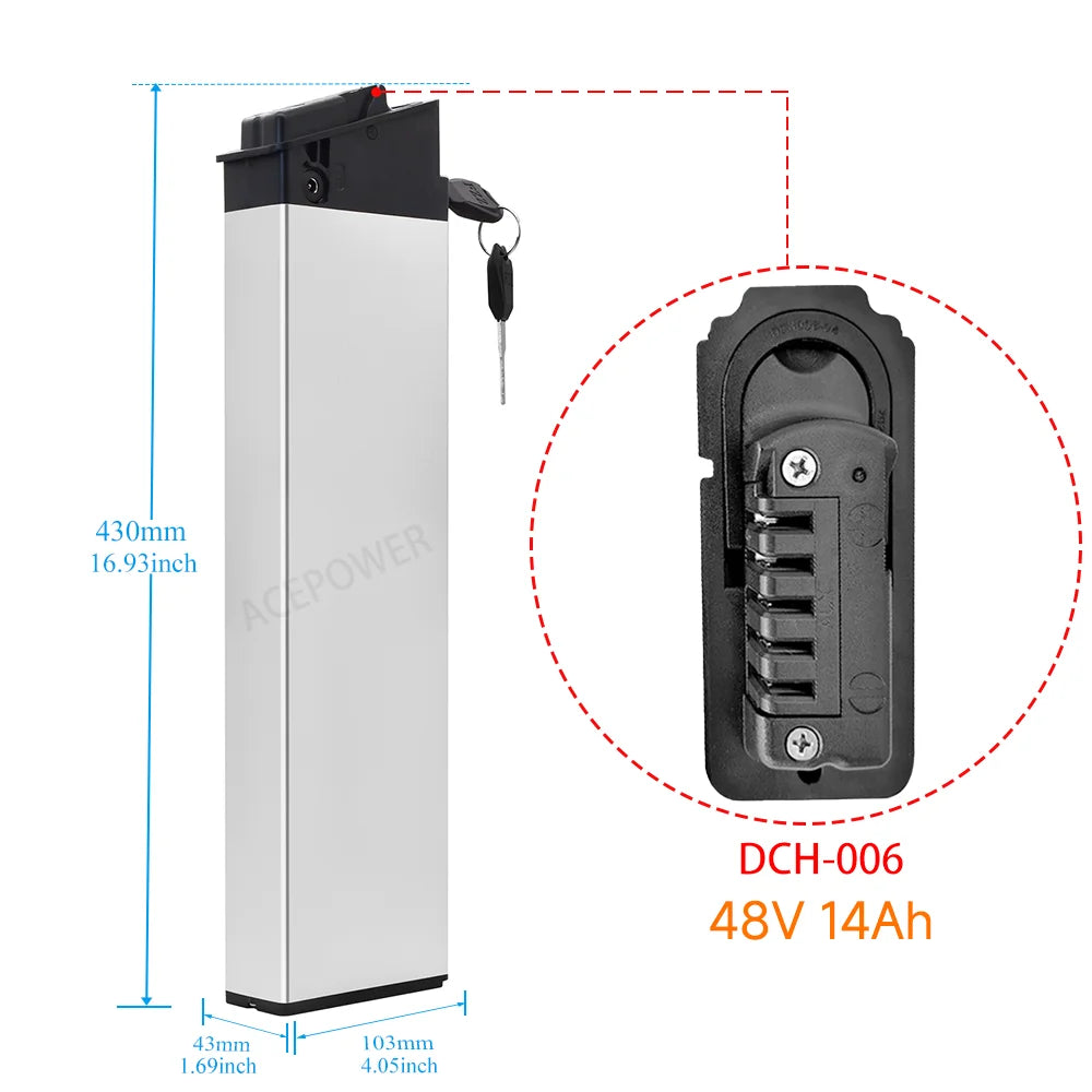 ACEBEI POWER 48V 10Ah Battery Compatible With ENGWE EP2 Pro