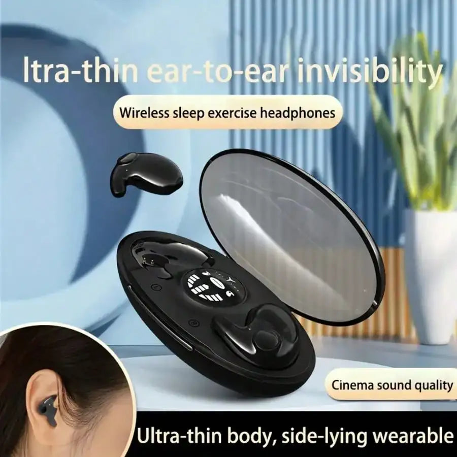 VIKEFON Comfort Side Sleeping In Ear Headphones Wireless Earphones