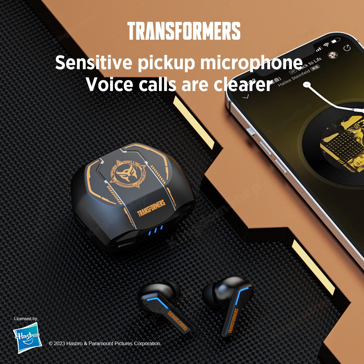 Transformers Wireless Bluetooth Earphones With Mic And Low Latency Audio