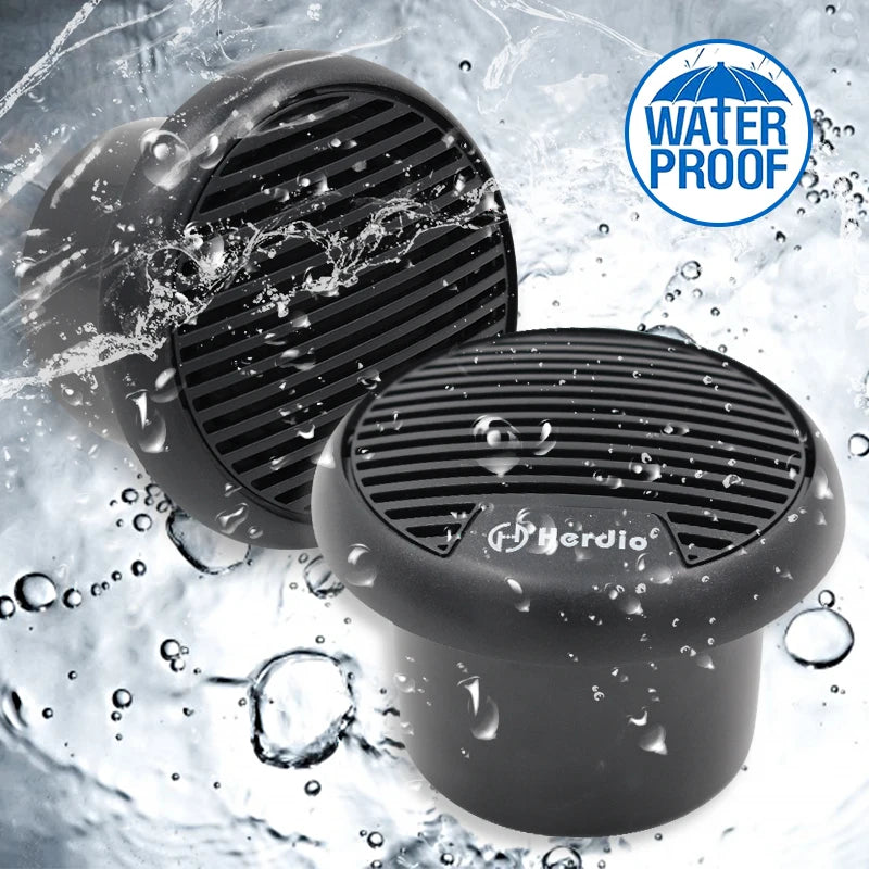 Herdio 140W Two Way Marine Waterproof Stereo Speaker System