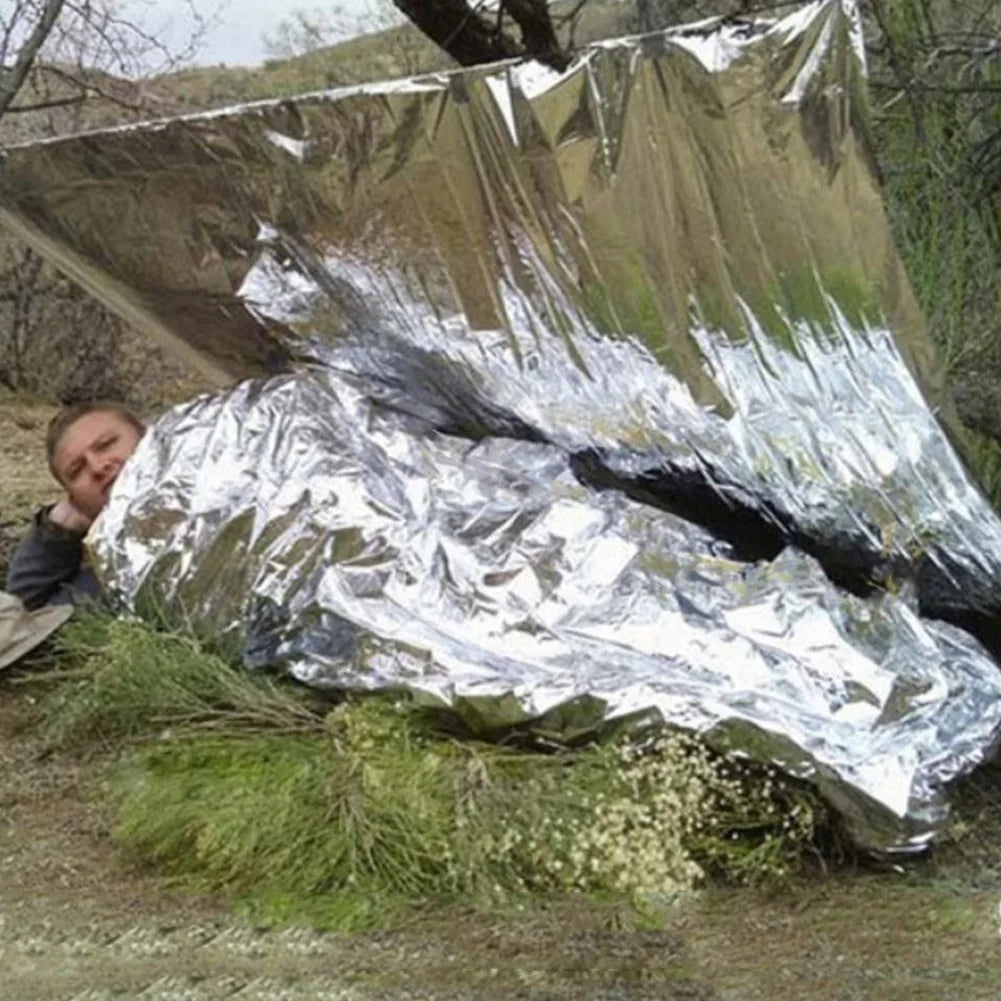 Yeston Emergency Rescue Blanket Mylar Foil Thermal Survival Kit