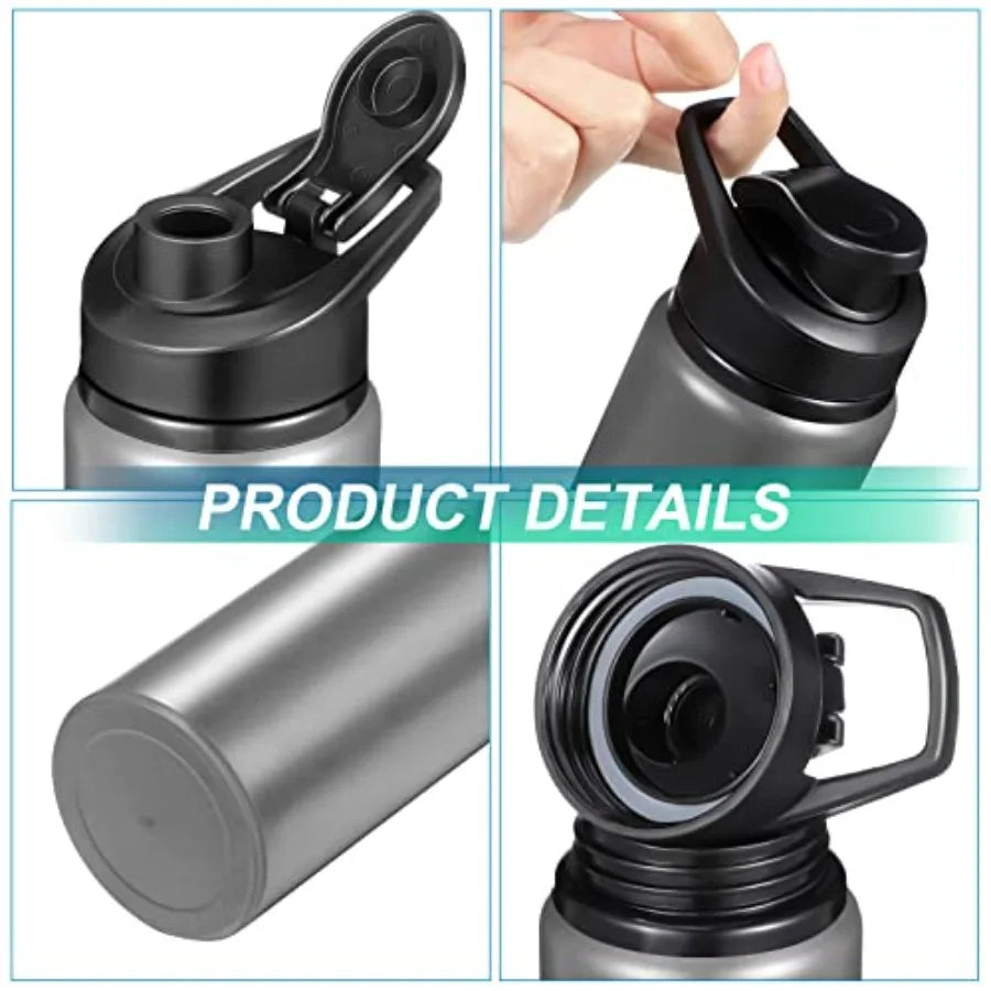 Reusable Water Bottle With Strap For Outdoor Sports Travel And Camping