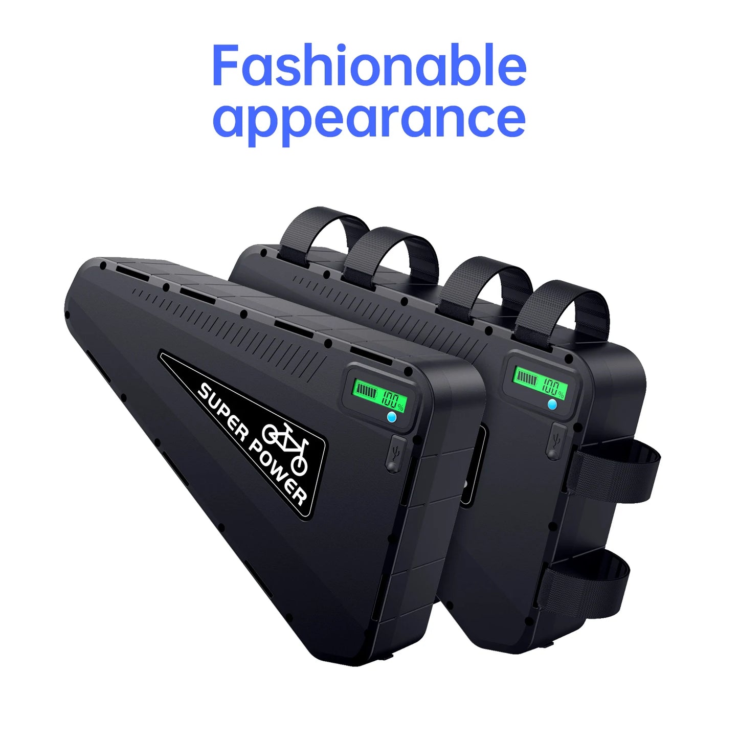Unitpackpower Waterproof Ebike Battery 52V 20Ah Triangle 21700