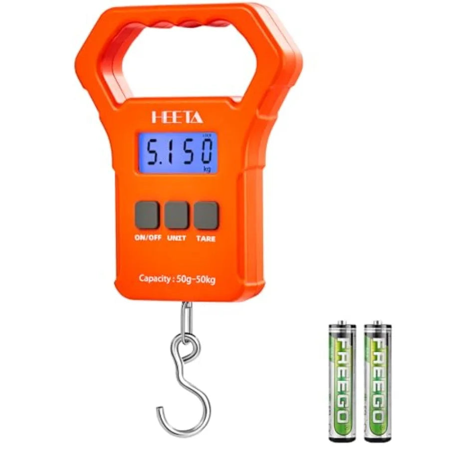 Digital Fishing Weight Scale 110lb Portable Hanging Scale