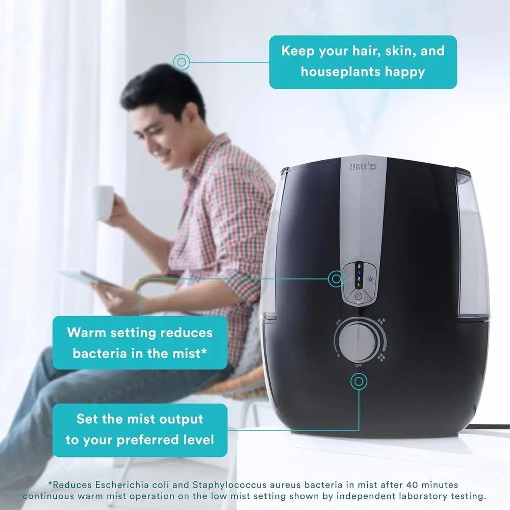 Bedroom Humidifier With Warm And Cool Mist And Oil Pads