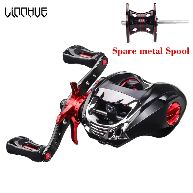 LINNHUE BS2000 Baitcasting Reel 8.1 To 1 Gear Ratio Saltwater