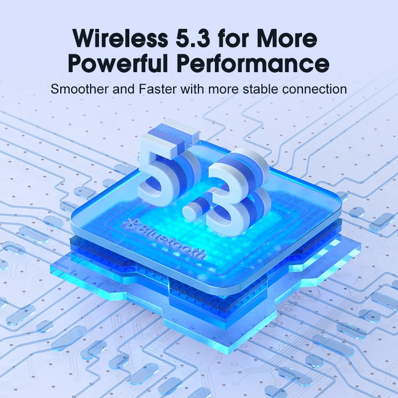 QCY T13 ANC Wireless Earbuds With Bluetooth 5.3 Connection