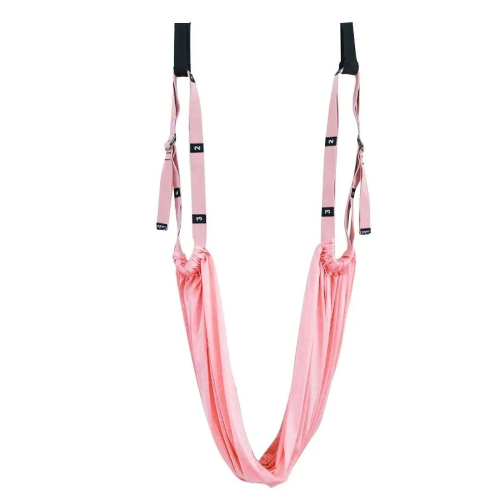 Adjustable Aerial Yoga Strap for Door Hanging and Flexibility Training