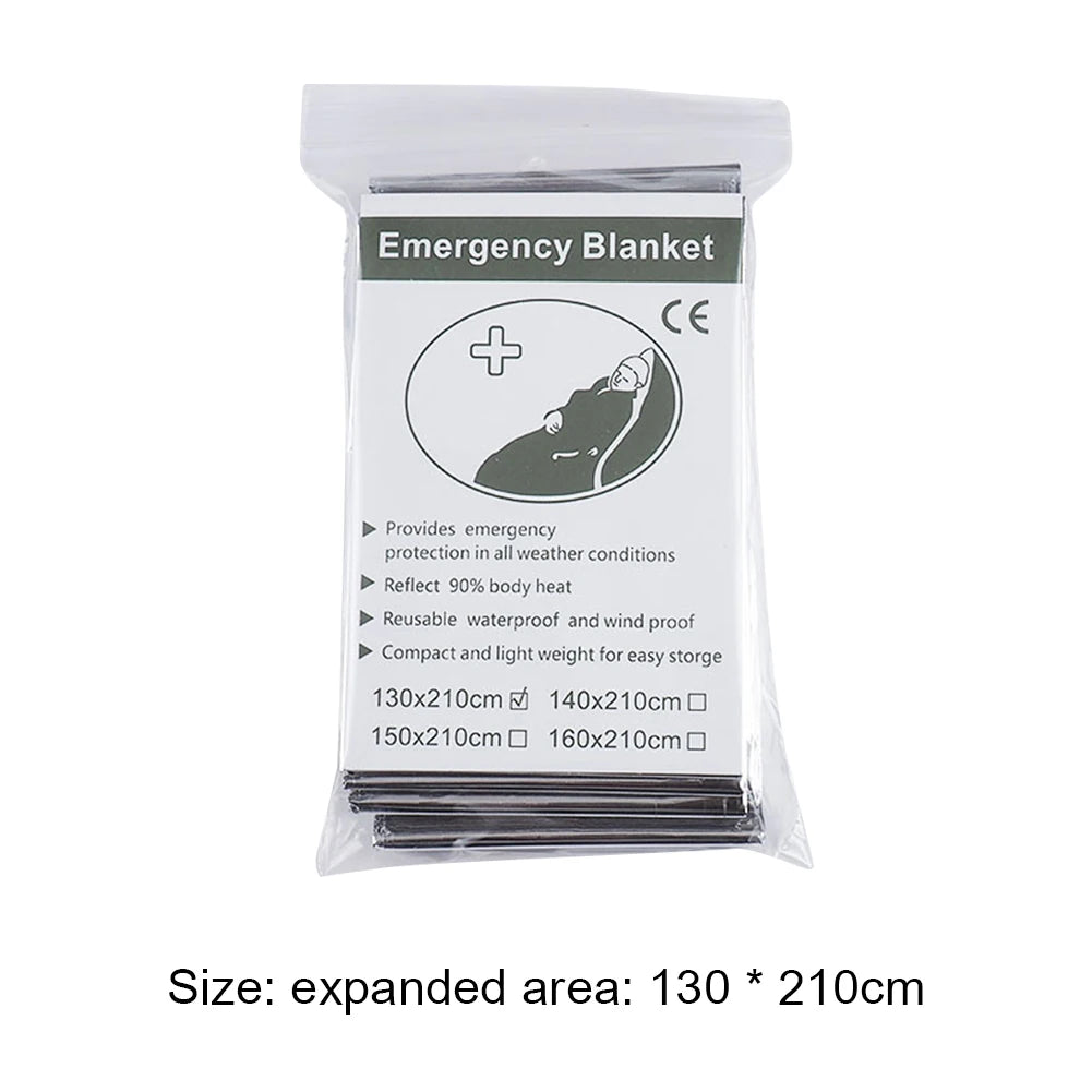 Emergency Mylar Space Blanket For First Aid Outdoor Use