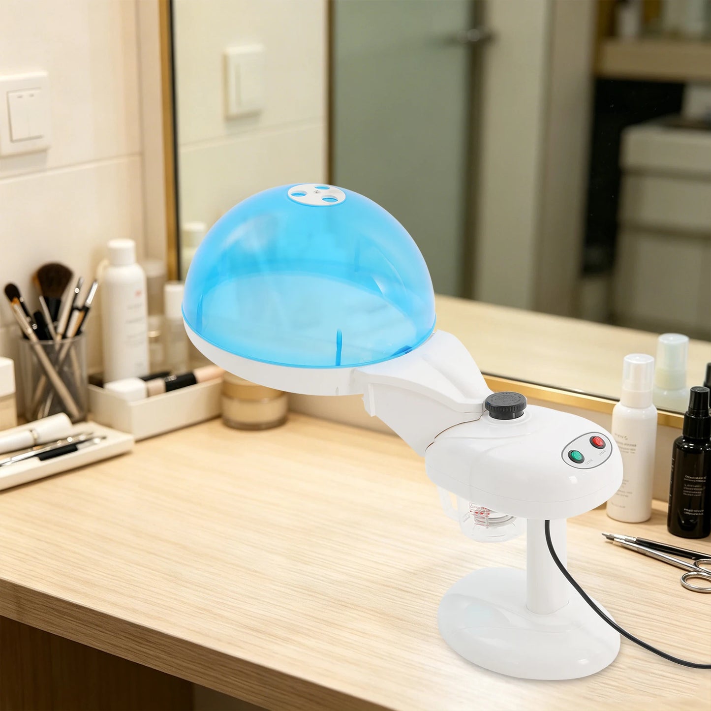 Bymaocar 480W Hair And Facial Steamer 2 In 1 Hot Mist Nano Sauna