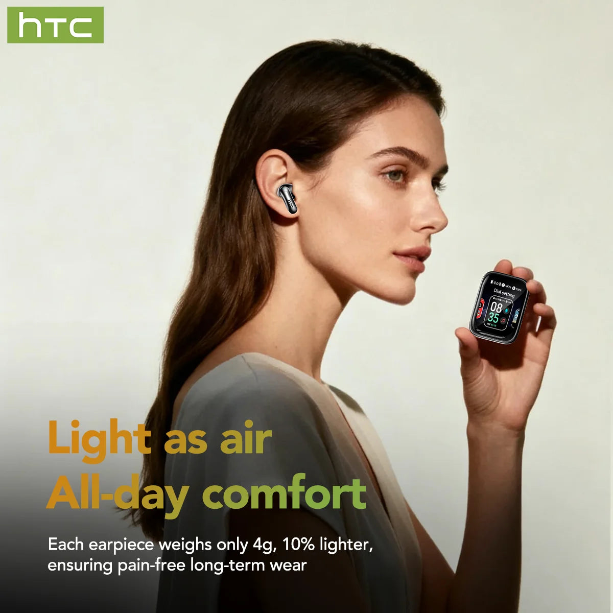 Wireless Bluetooth Earbuds With AI Translation Active Noise Cancellation