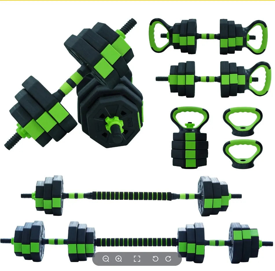 HiMISS 4 In 1 Adjustable Kettlebell Dumbbell Set For Gym